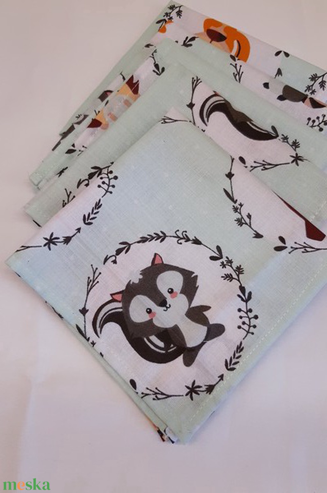 NOWASTE! Textil szalvéta  4 db - otthon & életmód - konyhafelszerelés, tálalás - konyhai textil - szalvéta - Meska.hu