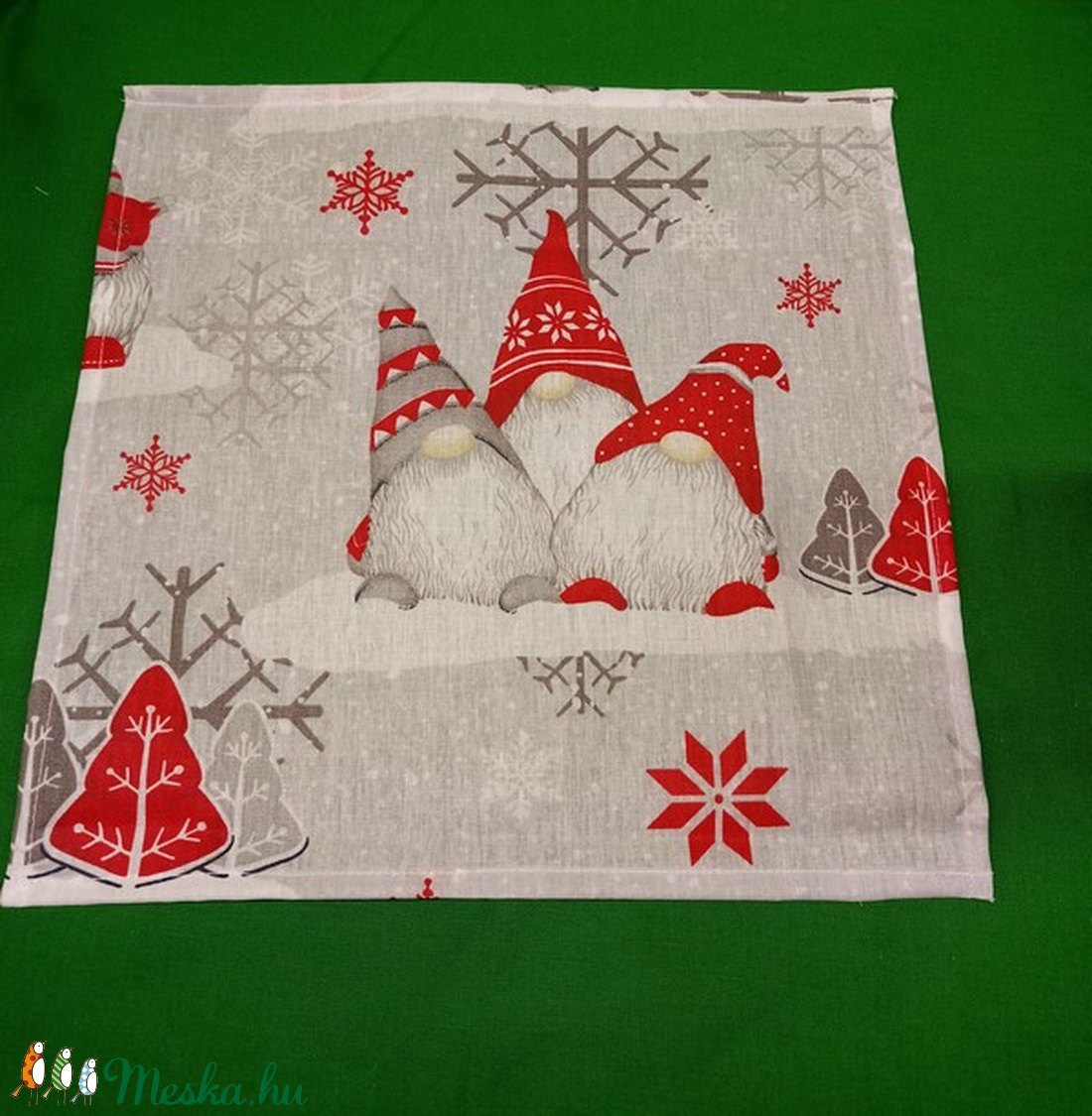 Karácson/Christmas Textil szalvéta 4 db - táska & tok - uzsonna- & ebéd tartó - szendvics csomagoló - Meska.hu