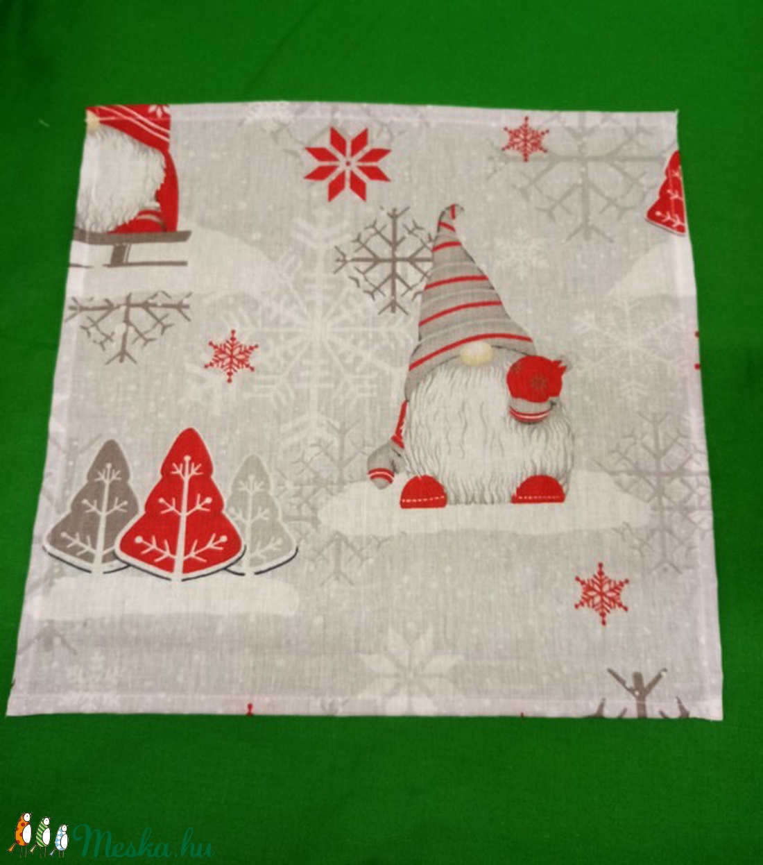 Karácson/Christmas Textil szalvéta 4 db - táska & tok - uzsonna- & ebéd tartó - szendvics csomagoló - Meska.hu