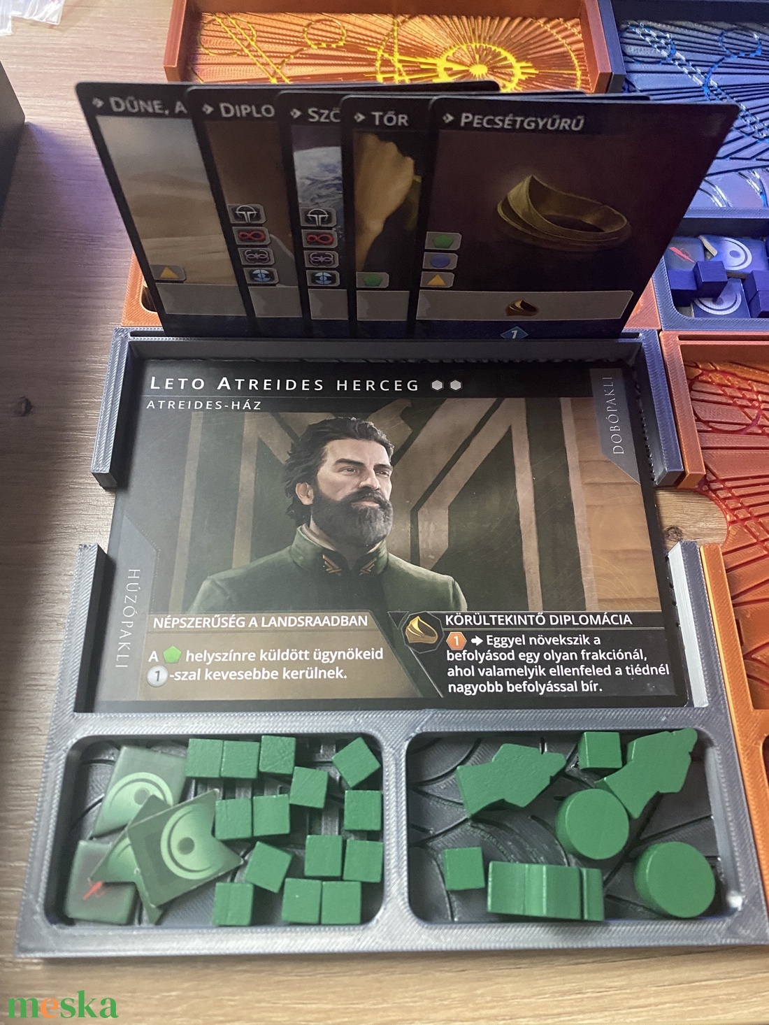 Dune: Imperium rendező- és frakciótálca szett - játék & sport - táblajáték és kártyajáték - társasjátékok - Meska.hu