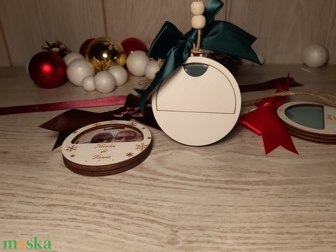 fényképes egyedi karácsonyfadísz - karácsony - karácsonyi lakásdekoráció - karácsonyfadíszek - Meska.hu