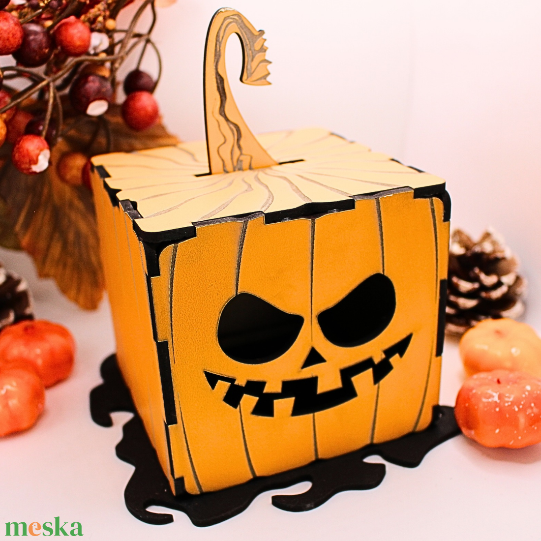 Halloween fa töklámpás ajándék elemes mécsessel - otthon & életmód - dekoráció - halloween - halloweeni tök és lámpás - Meska.hu Halloween fa töklámpás ajándék elemes mécsessel - otthon & életmód - dekoráció - halloween - halloweeni tök és lámpás - Meska.hu