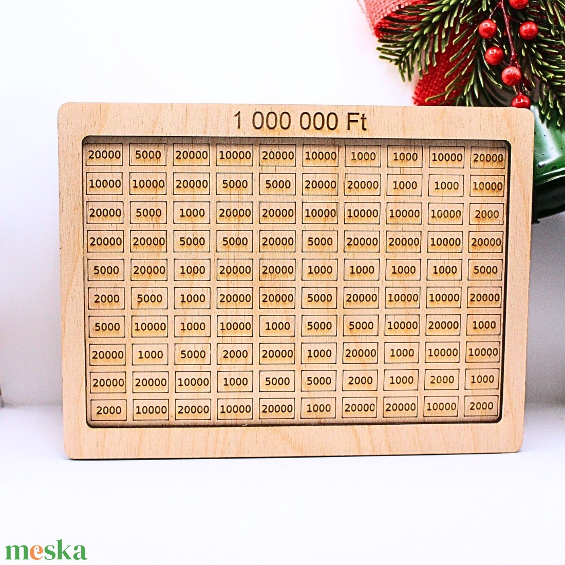 Első millióm persely - otthon & életmód - dekoráció - asztal és polc dekoráció - persely - Meska.hu