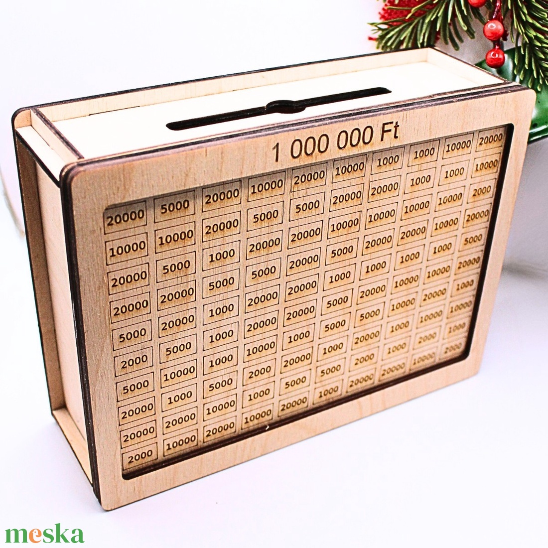 Első millióm persely - otthon & életmód - dekoráció - asztal és polc dekoráció - persely - Meska.hu