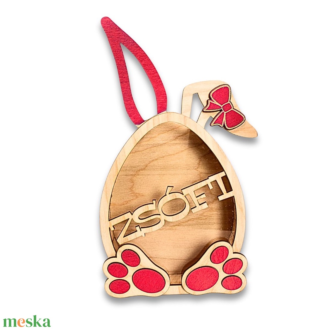 Színes húsvéti nyuszis cukorka tartó névre szólóan - otthon & életmód - dekoráció - asztal és polc dekoráció - persely - Meska.hu