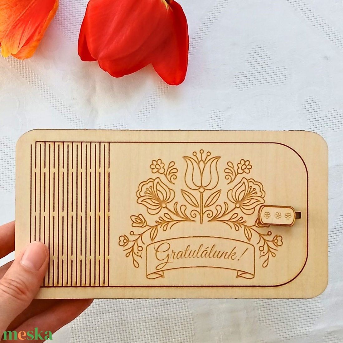 Ballagási pénzátadó fogantyúval - otthon & életmód - papír, írószer - ajándékozás kellékei - pénzátadó doboz - Meska.hu