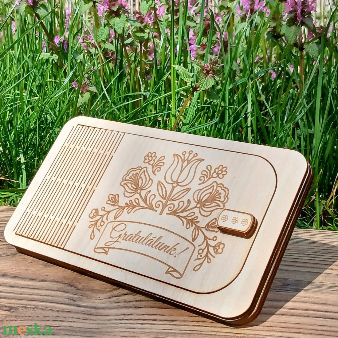 Ballagási pénzátadó fogantyúval - otthon & életmód - papír, írószer - ajándékozás kellékei - pénzátadó doboz - Meska.hu