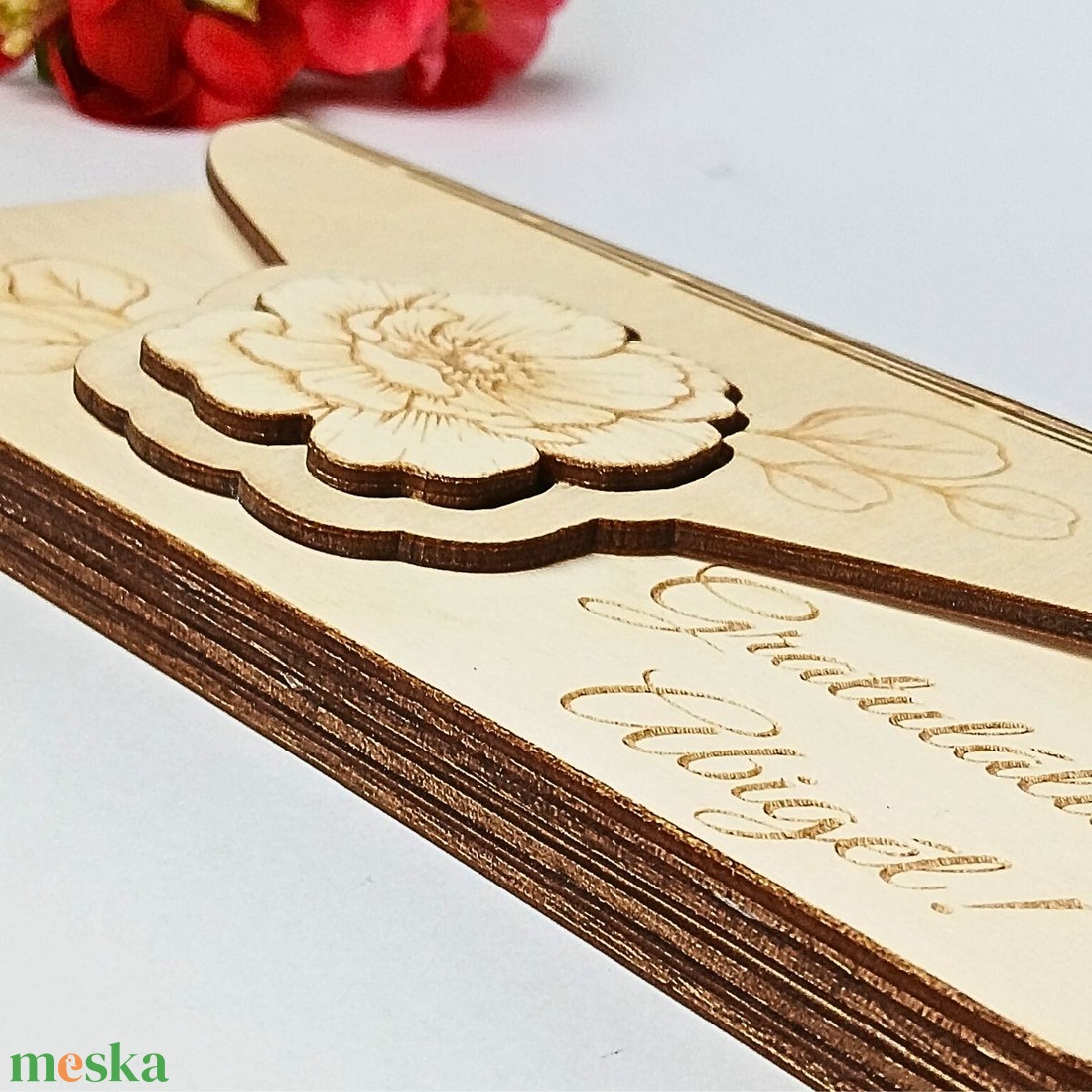 Ballagási virág mintás pénzátadó - otthon & életmód - papír, írószer - ajándékozás kellékei - pénzátadó doboz - Meska.hu