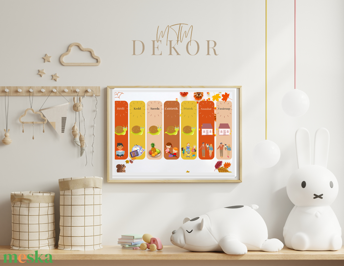 Egyedi heti naptár gyerekeknek ovis/bölcsis jellel - művészet - grafika & illusztráció - digitális - Meska.hu Egyedi heti naptár gyerekeknek ovis/bölcsis jellel - művészet - grafika & illusztráció - digitális - Meska.hu