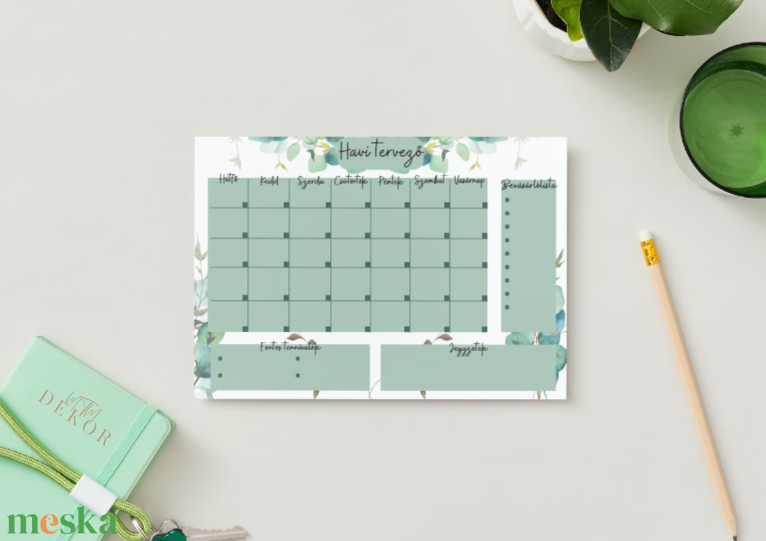 Havi tervező  - művészet - grafika & illusztráció - digitális - Meska.hu