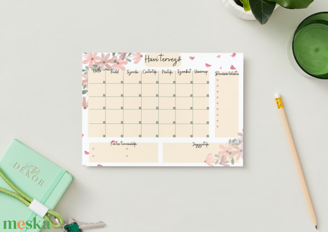 Havi tervező  - művészet - grafika & illusztráció - digitális - Meska.hu