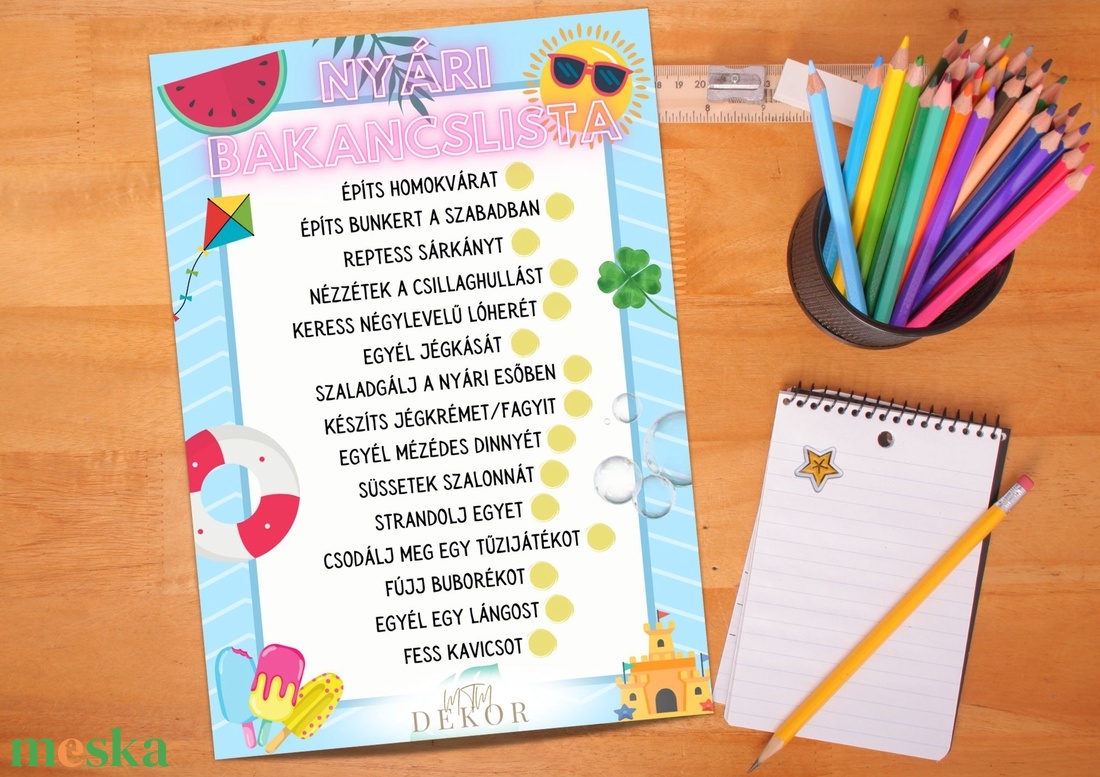 Bakancslista gyerekeknek - művészet - grafika & illusztráció - digitális - Meska.hu Bakancslista gyerekeknek - művészet - grafika & illusztráció - digitális - Meska.hu