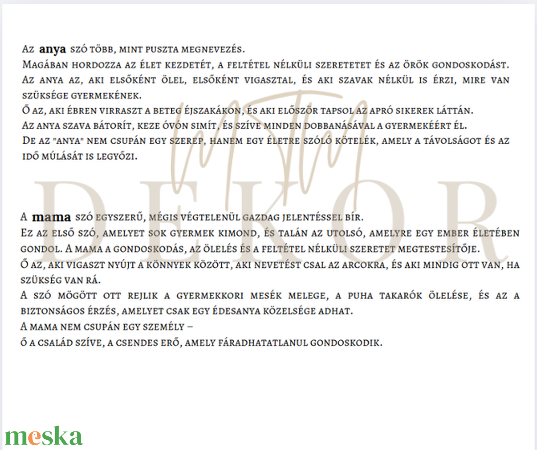 Anyák napi fényképes ajándék / Anya / Mama / Fényképes ajándék / Anyák napja - művészet - grafika & illusztráció - digitális - Meska.hu