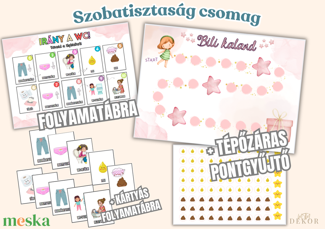 Szobatisztaság csomag - Szobatiszta leszek! - Tépőzáras jutalomtábla szobatisztasághoz - művészet - grafika & illusztráció - digitális - Meska.hu Szobatisztaság csomag - Szobatiszta leszek! - Tépőzáras jutalomtábla szobatisztasághoz - művészet - grafika & illusztráció - digitális - Meska.hu