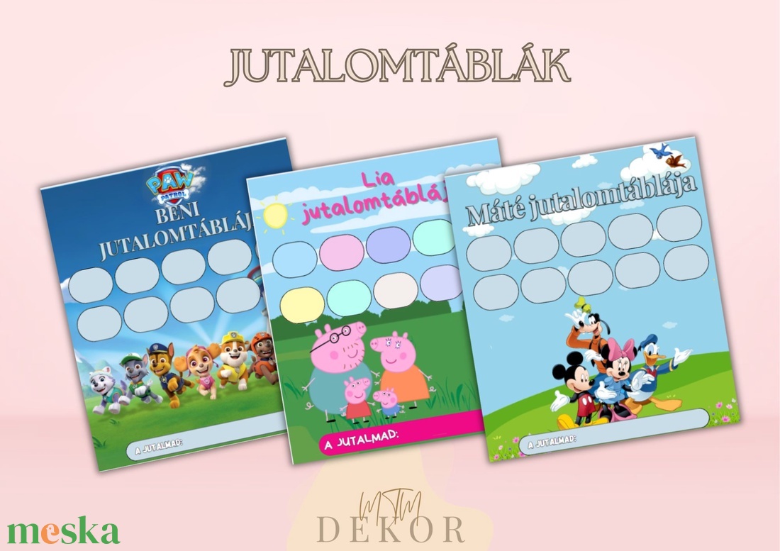 Jutalomtábla gyerekeknek - egyedi névvel - Egyedi grafikával - Bluey - Bing - Mancs őrjárat - Minecraft - Gabi babaháza - művészet - grafika & illusztráció - digitális - Meska.hu Jutalomtábla gyerekeknek - egyedi névvel - Egyedi grafikával - Bluey - Bing - Mancs őrjárat - Minecraft - Gabi babaháza - művészet - grafika & illusztráció - digitális - Meska.hu