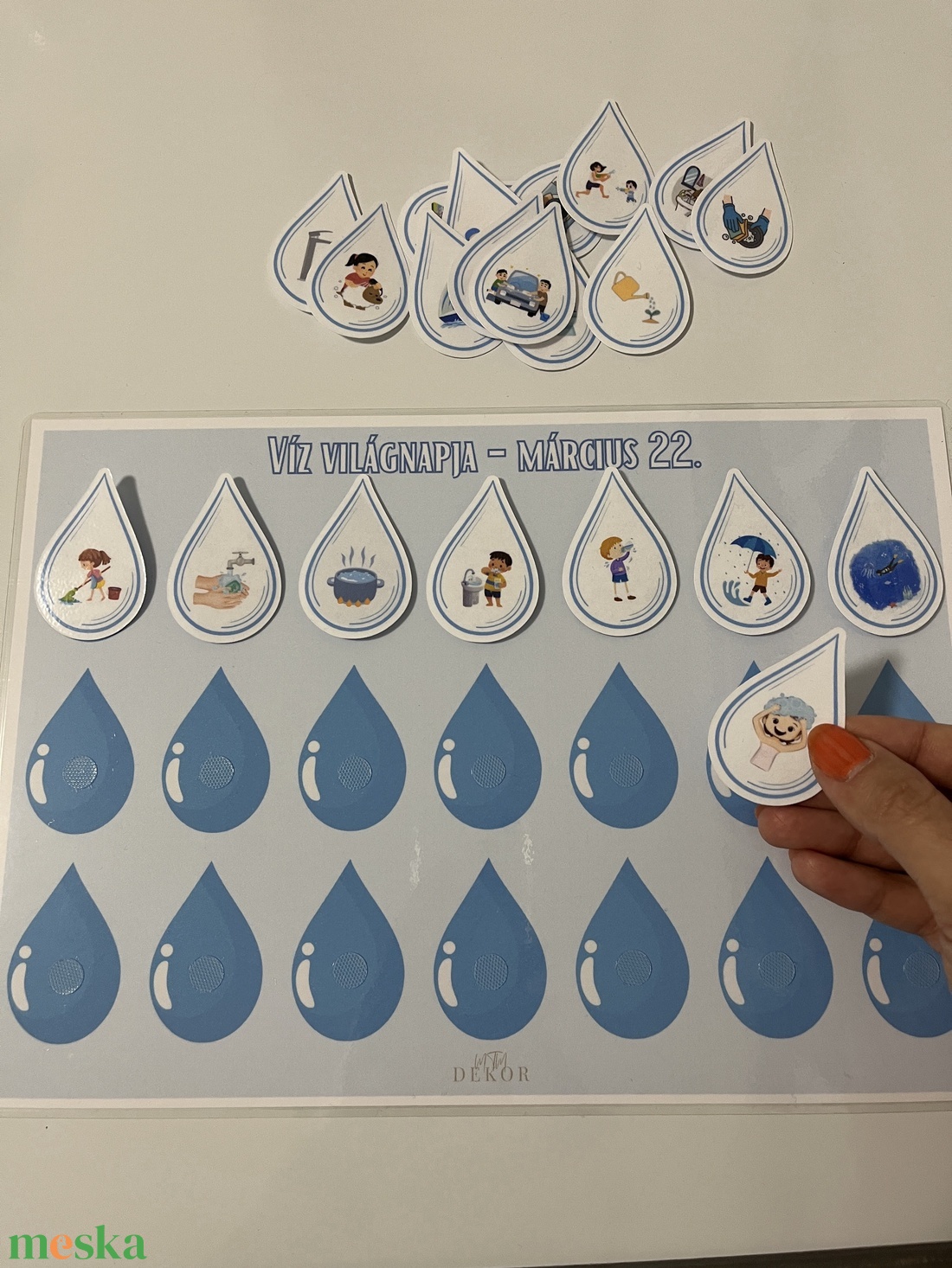 Víz Világnapja � Játékos foglalkoztató gyerekeknek - művészet - grafika & illusztráció - digitális - Meska.hu