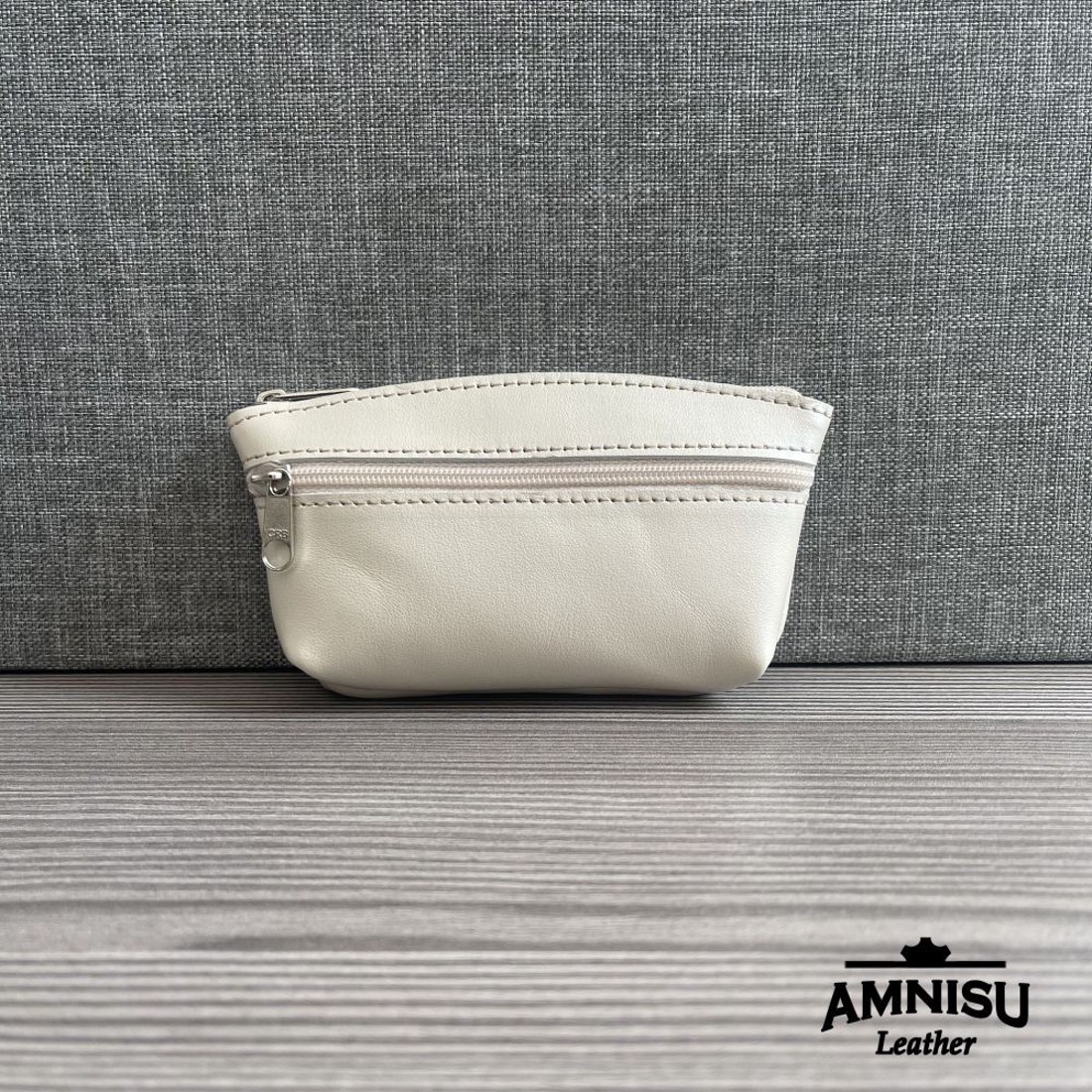 Ekrü kettő cipzáras kulcstartó B3001 - táska & tok - kulcstartó & táskadísz - kulcstartó - Meska.hu