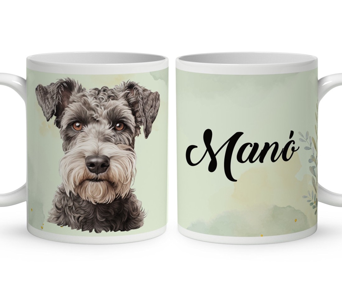 Névvel kérhető - Pumi portré mintás bögre - otthon & életmód - konyhafelszerelés, tálalás - tálalás - bögre & csésze - Meska.hu