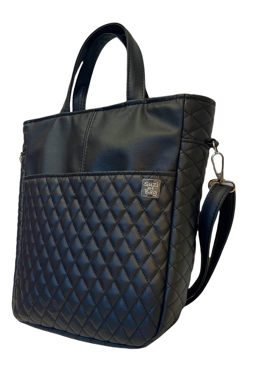 SuziartBag Fekete steppelt kisfüles kenguru táska - táska & tok - kézitáska & válltáska - válltáska - Meska.hu SuziartBag Fekete steppelt kisfüles kenguru táska - táska & tok - kézitáska & válltáska - válltáska - Meska.hu