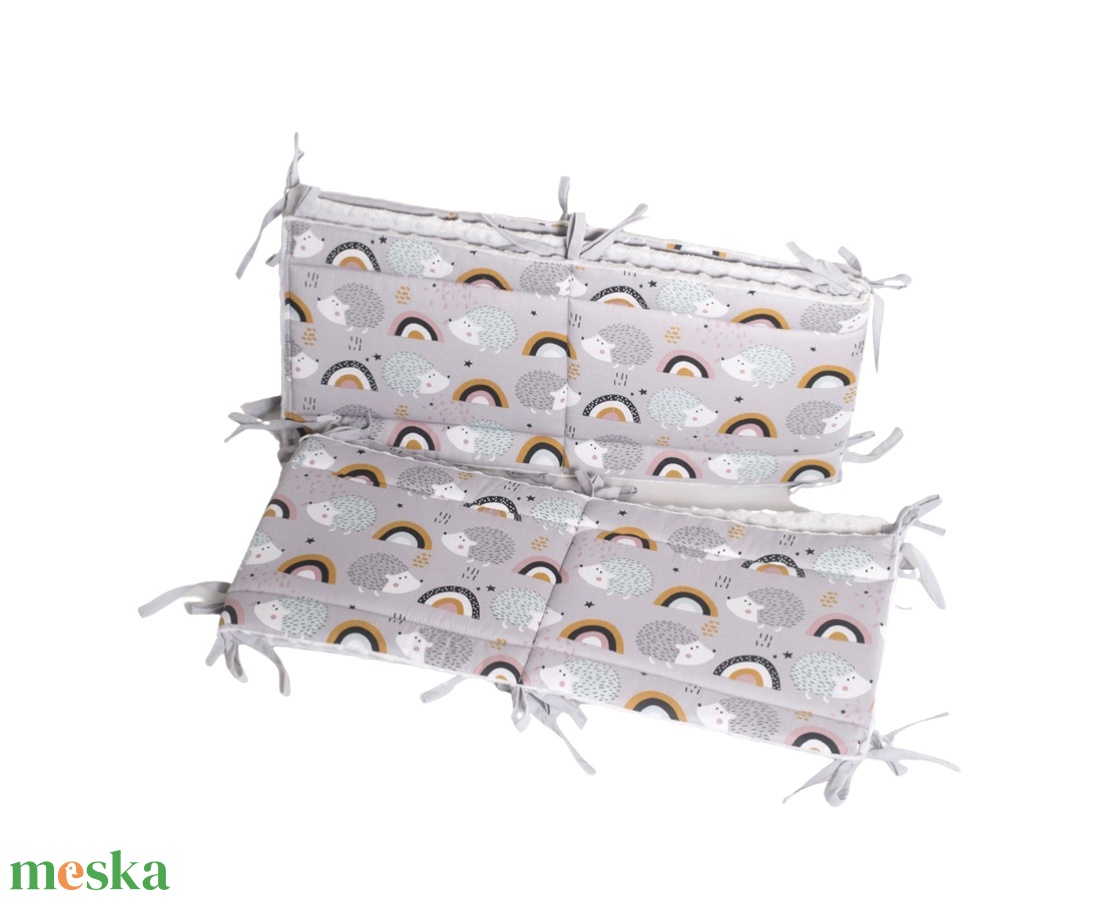 Süni család merev rácsvédő 60x120-es kiságyba teljesen körbe érő verzióban  - otthon & életmód - babaszoba, gyerekszoba - rácsvédő & baldachin - Meska.hu
