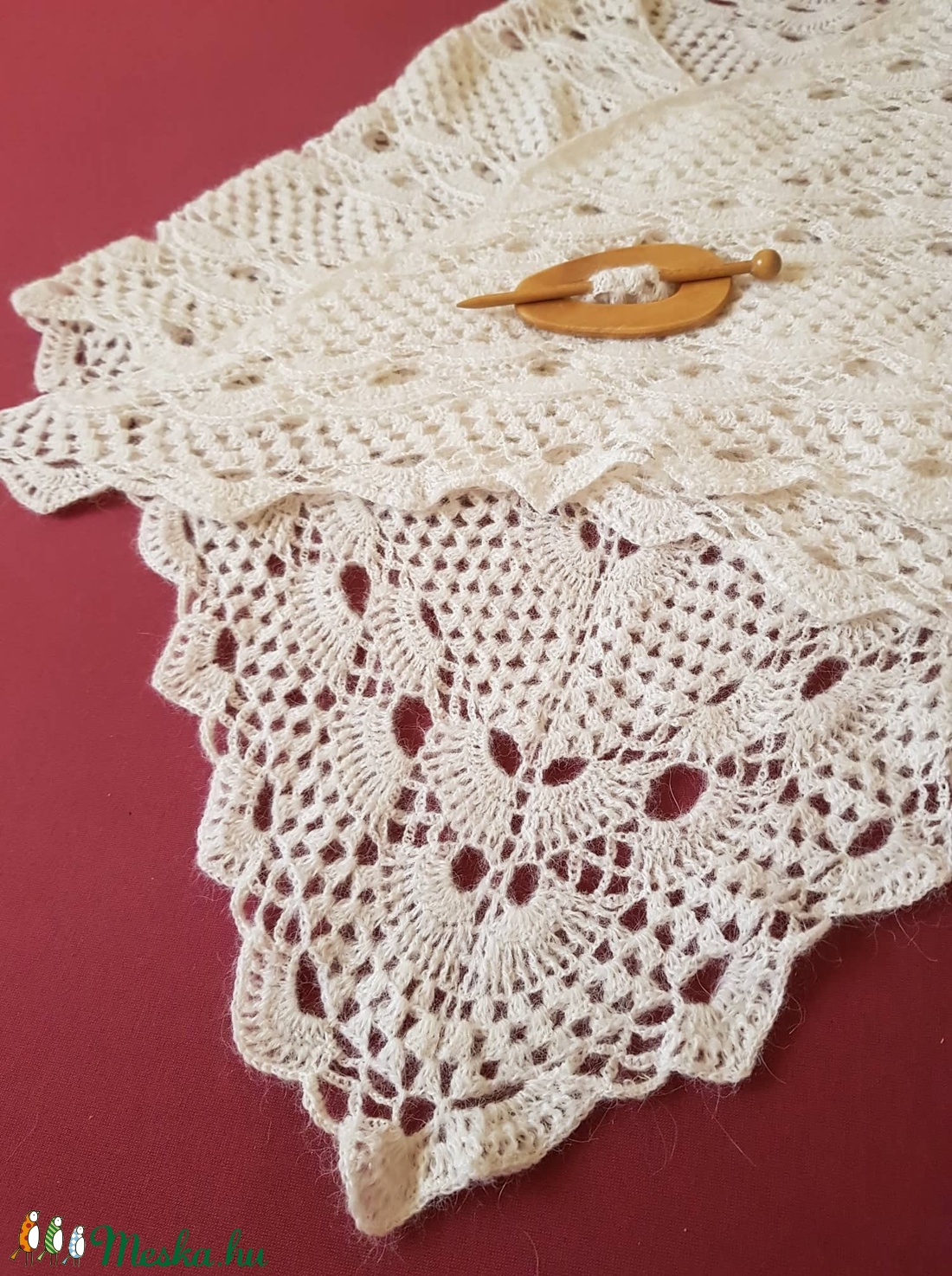 Elegáns csipkekendő, stóla, vállkendő - - Meska.hu Elegáns csipkekendő, stóla, vállkendő - - Meska.hu