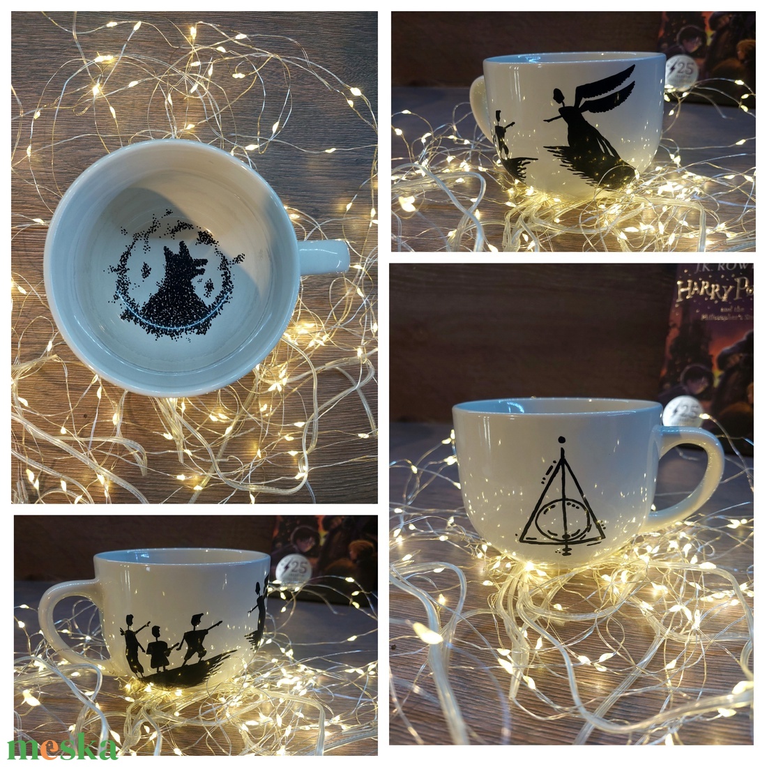 Harry Potter Halál Ereklyéi bögre - otthon & életmód - konyhafelszerelés, tálalás - tálalás - bögre & csésze - Meska.hu