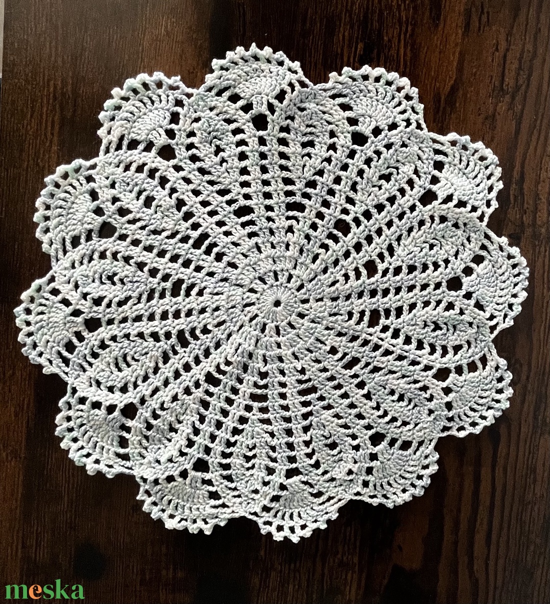 Horgolt díszterítő - otthon & életmód - lakástextil - abrosz, terítő - díszterítő polcra, komódra - Meska.hu