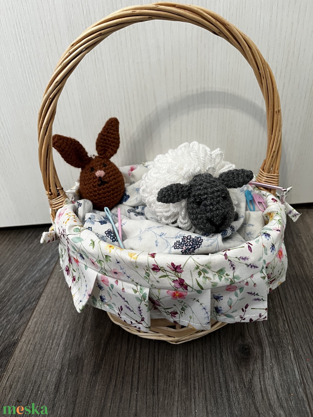 Horgolt kisbárány - játék & sport - plüssállat & játékfigura - plüss bárány - Meska.hu