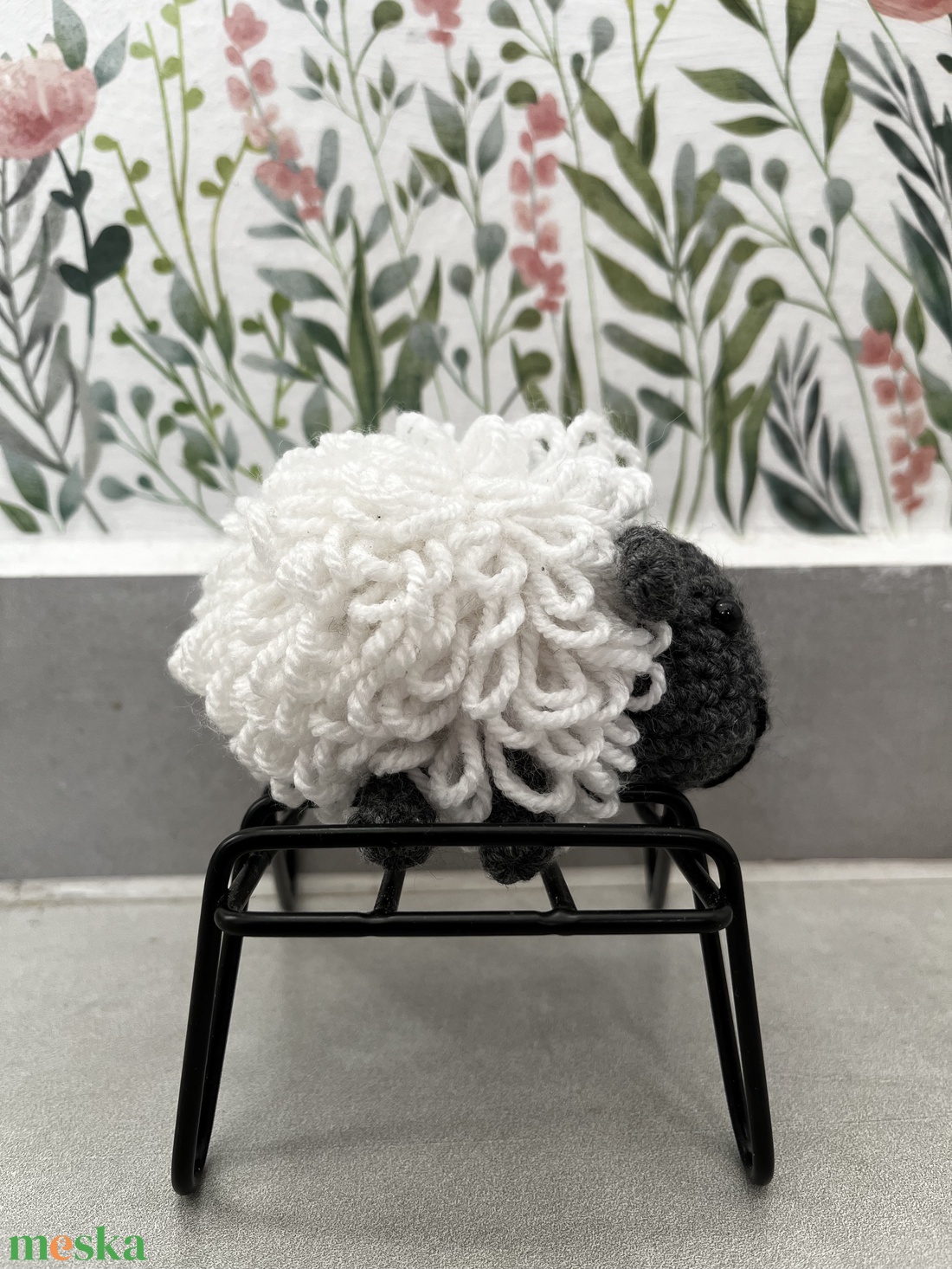 Horgolt kisbárány - játék & sport - plüssállat & játékfigura - plüss bárány - Meska.hu