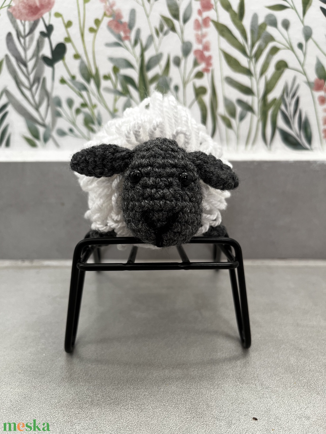 Horgolt kisbárány - játék & sport - plüssállat & játékfigura - plüss bárány - Meska.hu