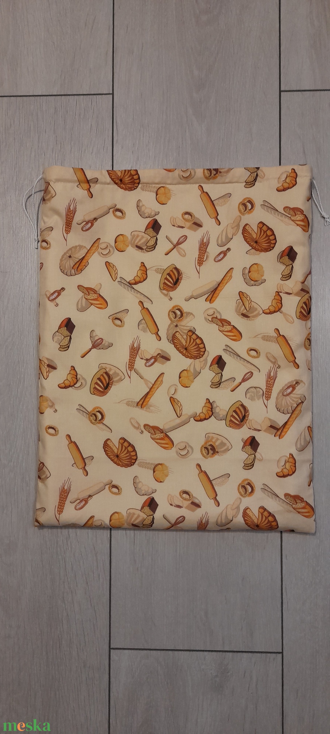 Pékáru mintás kenyeres zsák 29. - táska & tok - bevásárlás & shopper táska - kenyeres zsák - Meska.hu