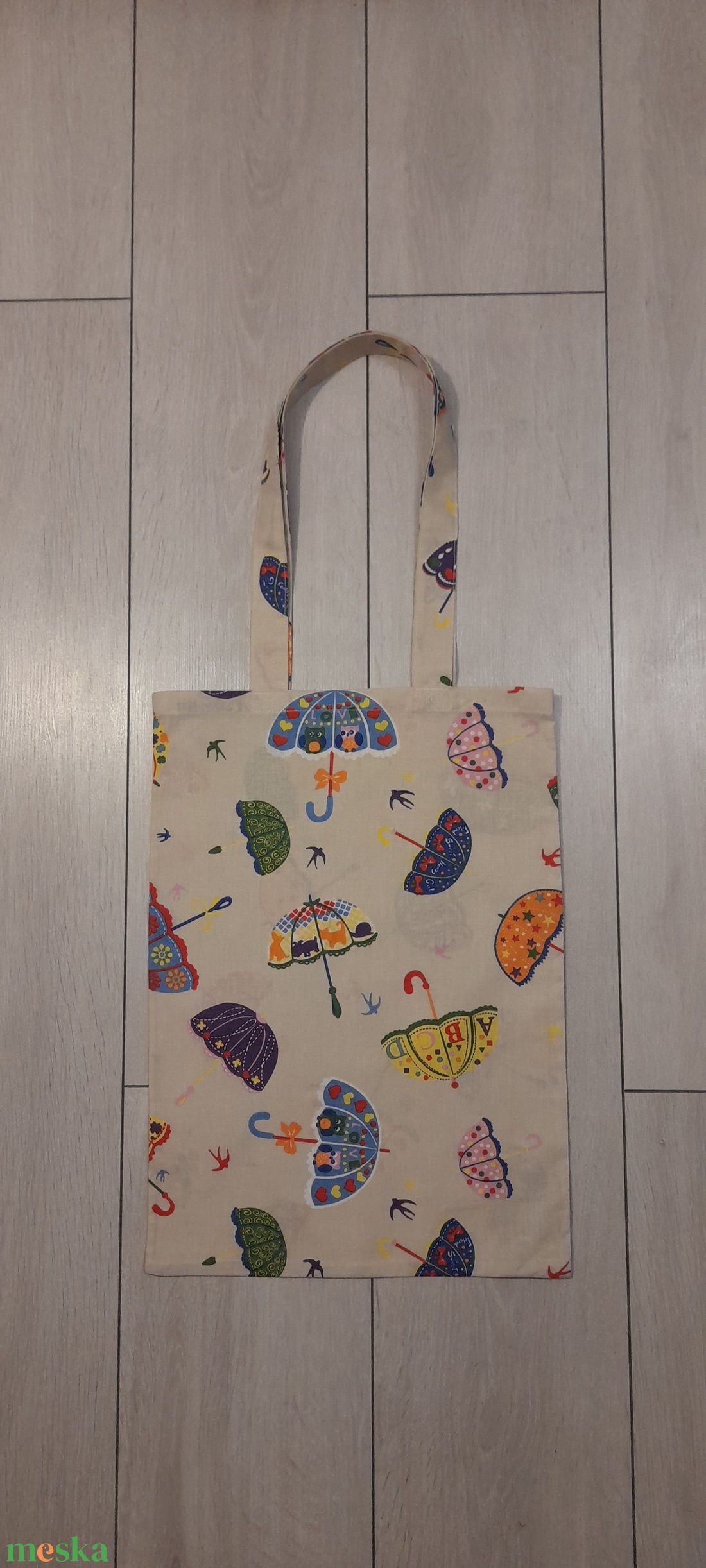 Esernyőmintás vászonszatyor - táska & tok - bevásárlás & shopper táska - shopper, textiltáska, szatyor - Meska.hu Esernyőmintás vászonszatyor - táska & tok - bevásárlás & shopper táska - shopper, textiltáska, szatyor - Meska.hu