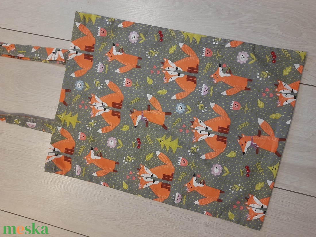 Rókamintás vászonszatyor - táska & tok - bevásárlás & shopper táska - shopper, textiltáska, szatyor - Meska.hu Rókamintás vászonszatyor - táska & tok - bevásárlás & shopper táska - shopper, textiltáska, szatyor - Meska.hu