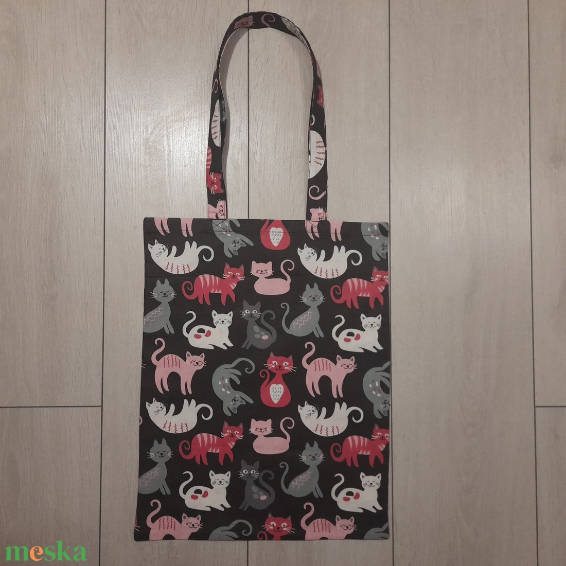 Cicás vászonszatyor - táska & tok - bevásárlás & shopper táska - shopper, textiltáska, szatyor - Meska.hu Cicás vászonszatyor - táska & tok - bevásárlás & shopper táska - shopper, textiltáska, szatyor - Meska.hu