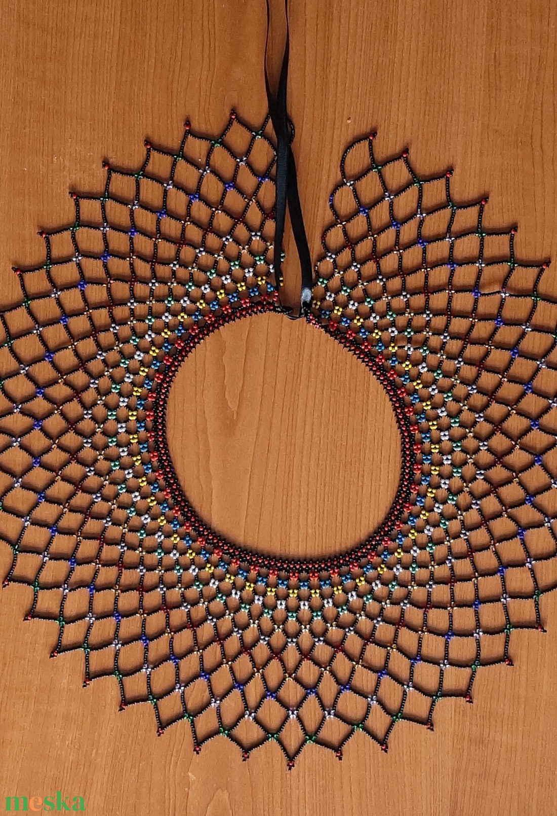 Sárközi gyöngygallér  - ékszer - nyaklánc - nyakpánt, gallér - Meska.hu