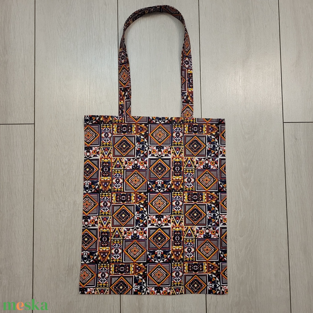 Geometriamintás vászonszatyor - táska & tok - bevásárlás & shopper táska - shopper, textiltáska, szatyor - Meska.hu Geometriamintás vászonszatyor - táska & tok - bevásárlás & shopper táska - shopper, textiltáska, szatyor - Meska.hu