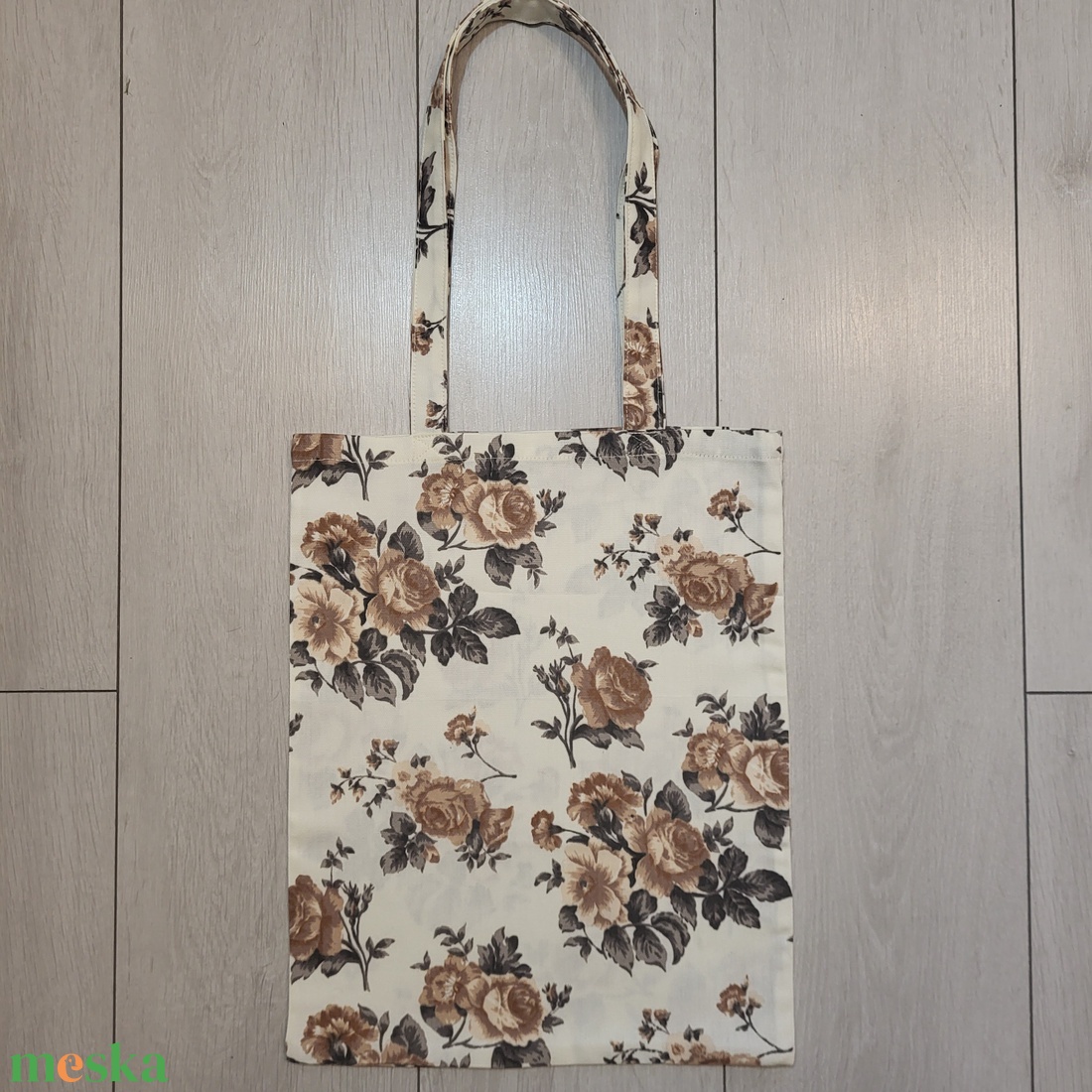Rózsás vászonszatyor - táska & tok - bevásárlás & shopper táska - shopper, textiltáska, szatyor - Meska.hu Rózsás vászonszatyor - táska & tok - bevásárlás & shopper táska - shopper, textiltáska, szatyor - Meska.hu