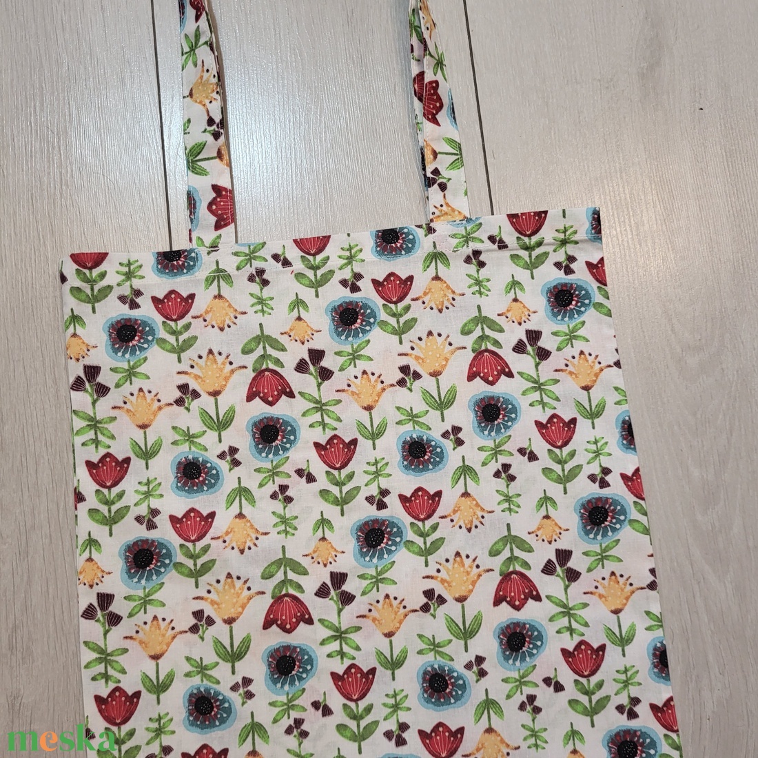 Virágos-tulipános vászonszatyor - táska & tok - bevásárlás & shopper táska - shopper, textiltáska, szatyor - Meska.hu Virágos-tulipános vászonszatyor - táska & tok - bevásárlás & shopper táska - shopper, textiltáska, szatyor - Meska.hu