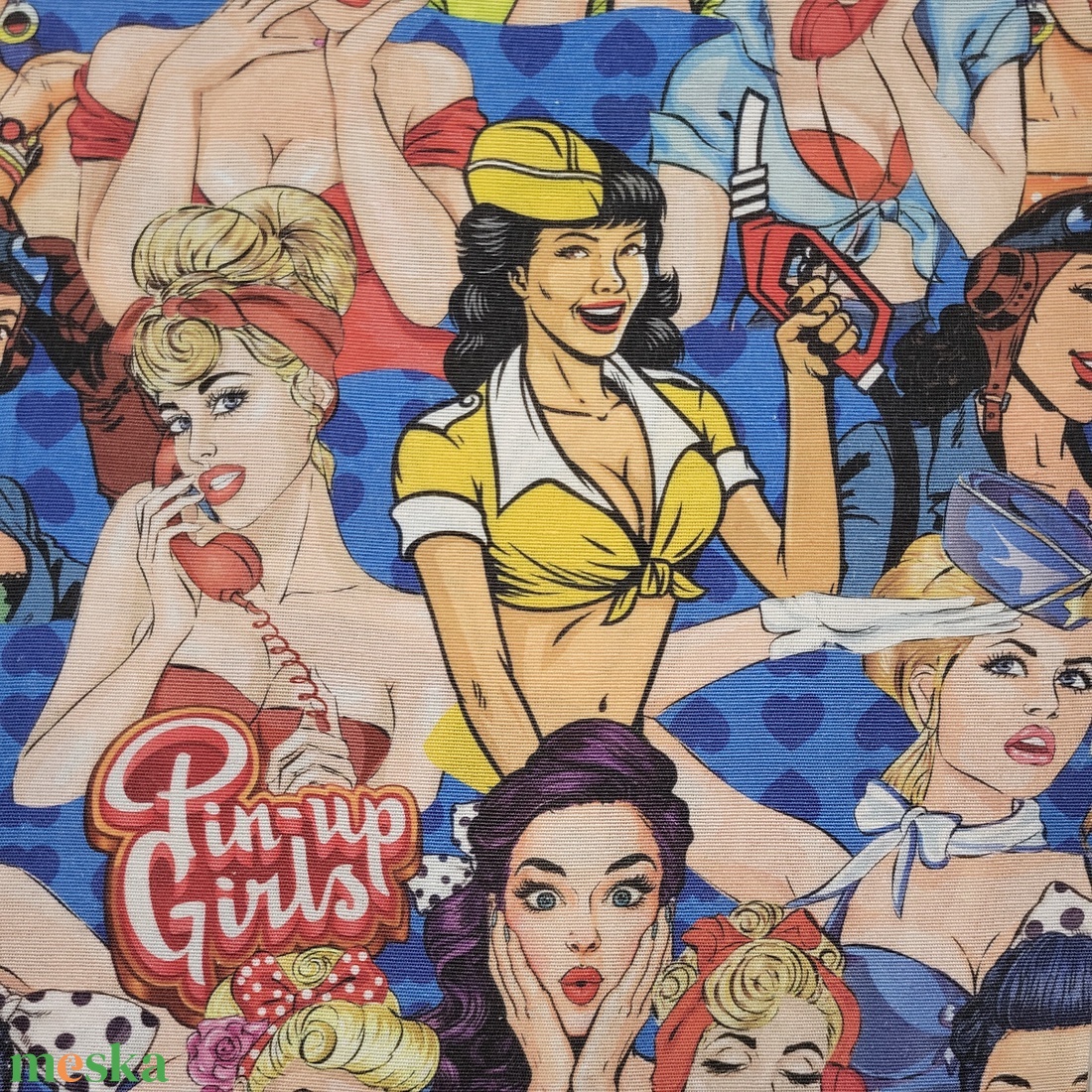 Pin-up girls vászonszatyor - táska & tok - bevásárlás & shopper táska - shopper, textiltáska, szatyor - Meska.hu Pin-up girls vászonszatyor - táska & tok - bevásárlás & shopper táska - shopper, textiltáska, szatyor - Meska.hu