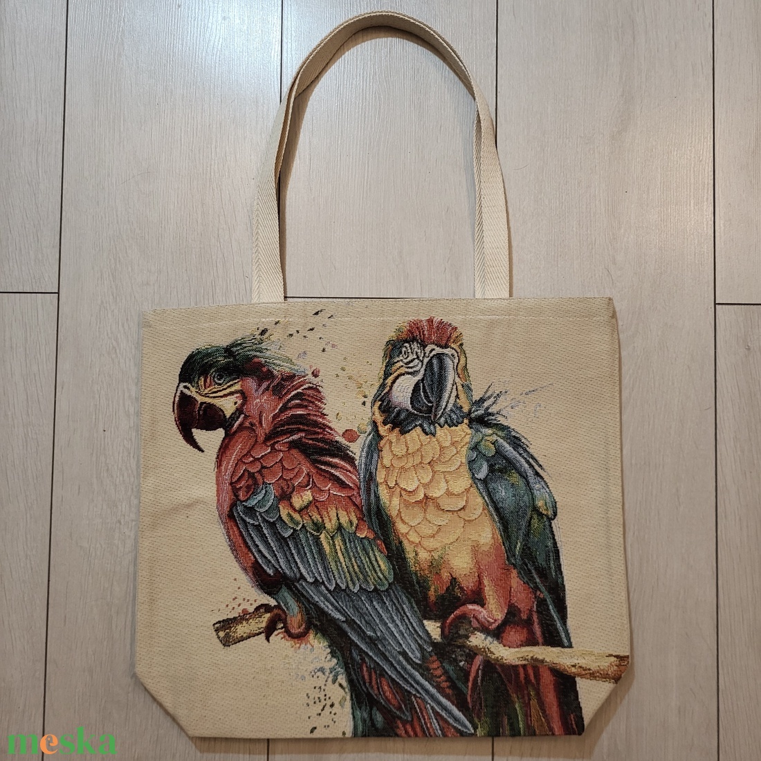 Papagájos táska - táska & tok - bevásárlás & shopper táska - shopper, textiltáska, szatyor - Meska.hu Papagájos táska - táska & tok - bevásárlás & shopper táska - shopper, textiltáska, szatyor - Meska.hu