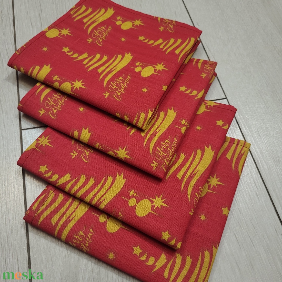 Karácsonyi textilszalvéta az ünnepi asztalra - otthon & életmód - konyhafelszerelés, tálalás - konyhai textil - szalvéta - Meska.hu Karácsonyi textilszalvéta az ünnepi asztalra - otthon & életmód - konyhafelszerelés, tálalás - konyhai textil - szalvéta - Meska.hu