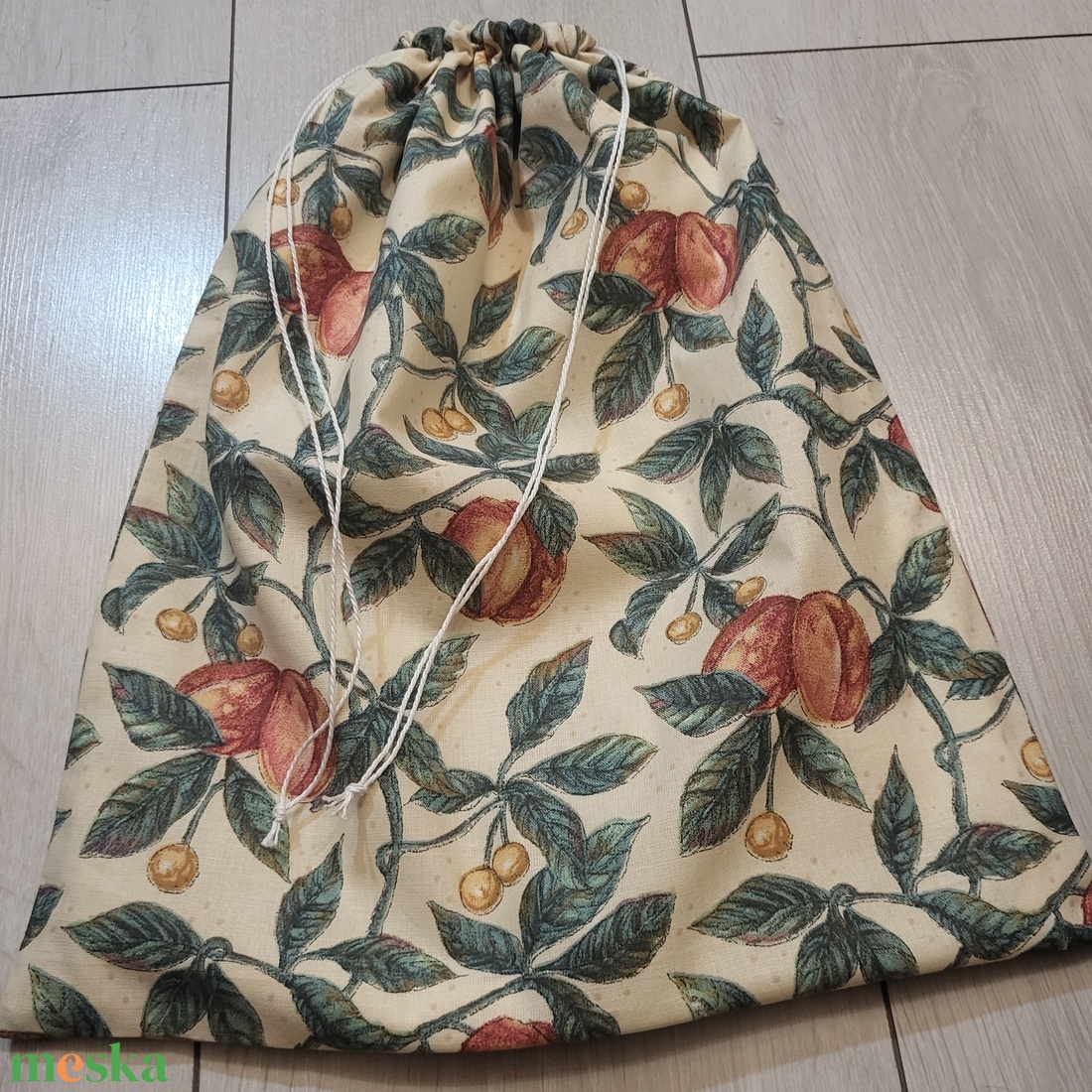 Gyümölcs és levélmintás kenyereszsák - táska & tok - bevásárlás & shopper táska - kenyeres zsák - Meska.hu Gyümölcs és levélmintás kenyereszsák - táska & tok - bevásárlás & shopper táska - kenyeres zsák - Meska.hu