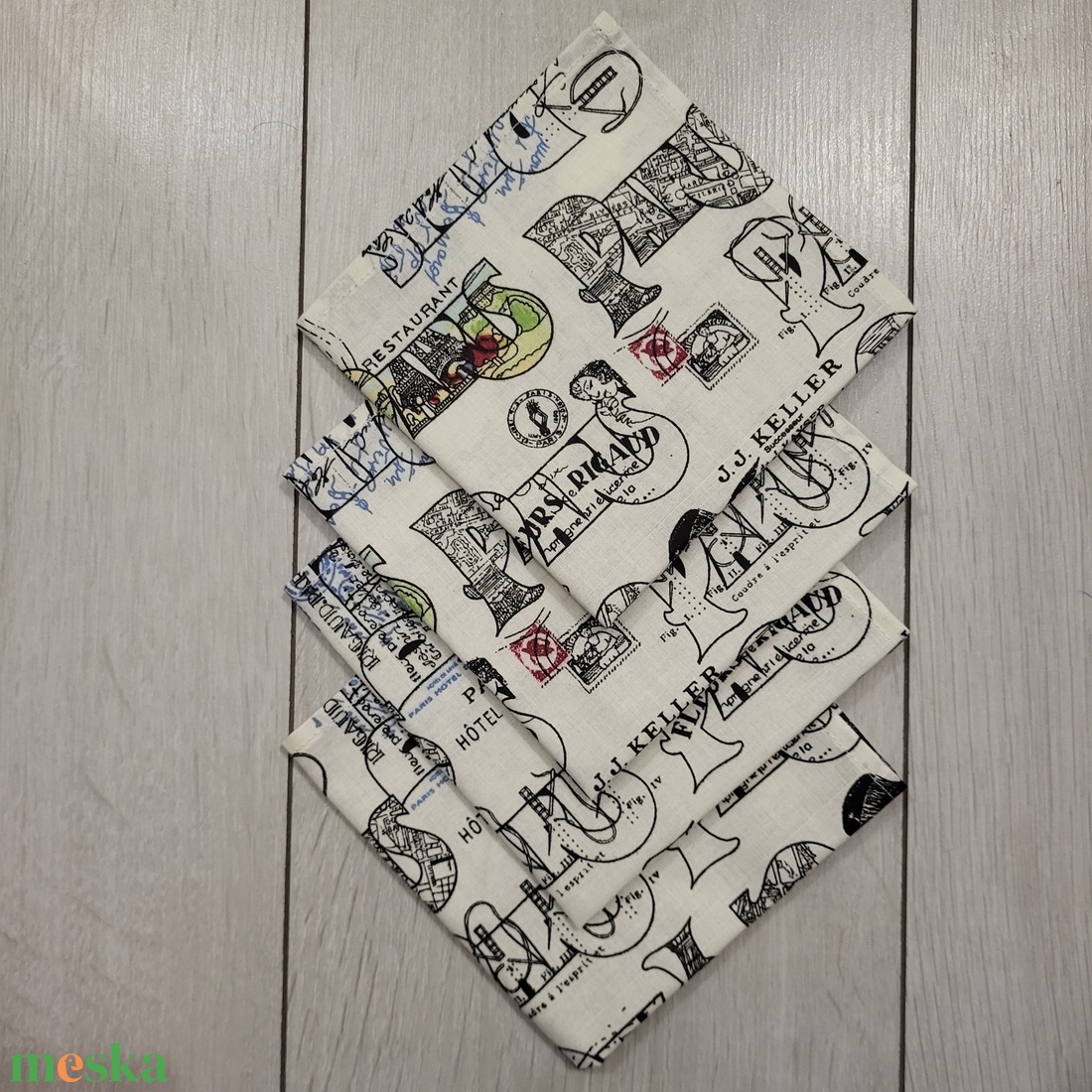 Párizs mintás textilszalvéta - otthon & életmód - konyhafelszerelés, tálalás - konyhai textil - szalvéta - Meska.hu Párizs mintás textilszalvéta - otthon & életmód - konyhafelszerelés, tálalás - konyhai textil - szalvéta - Meska.hu