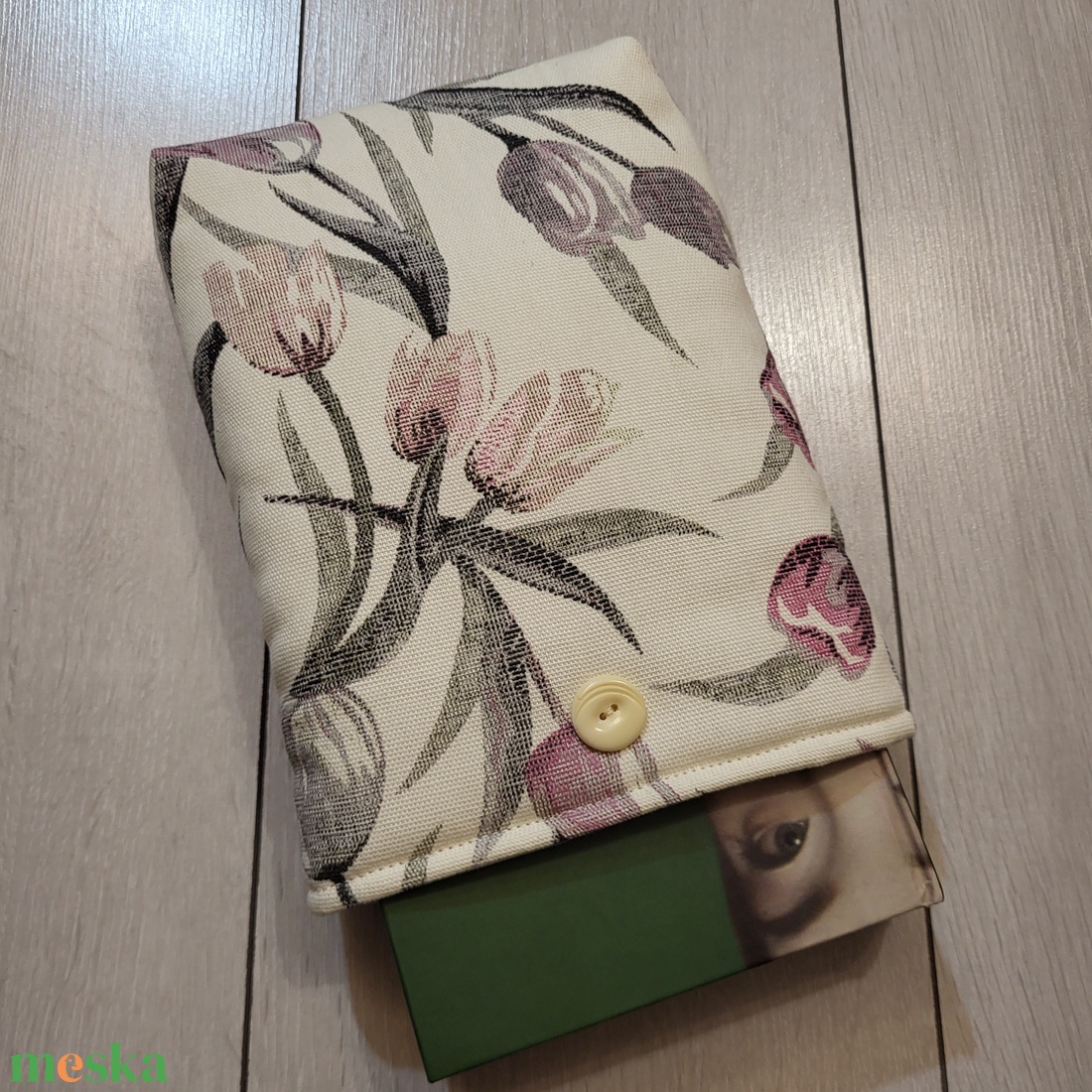 Könyvtok - tulipános - könyv & zene - könyvtok - Meska.hu