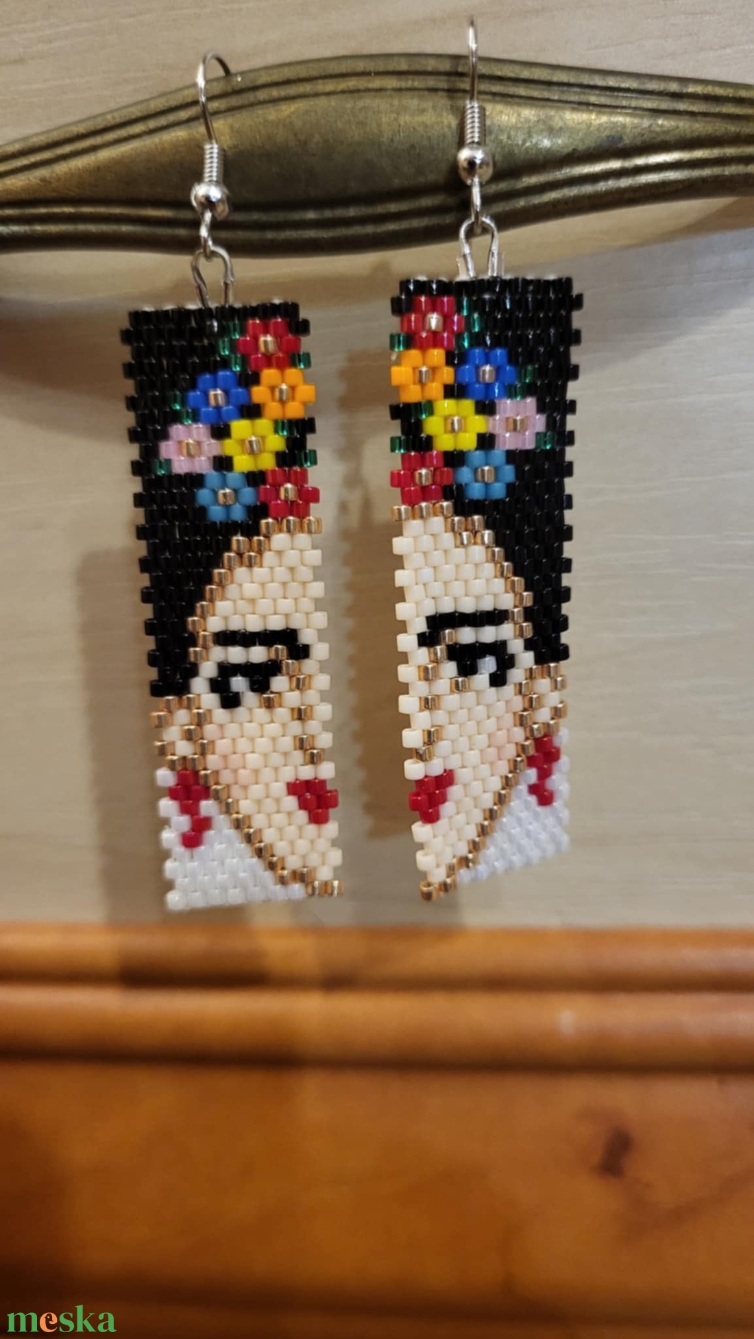 Frida Kahlo fülbevaló - ékszer - fülbevaló - lógó fülbevaló - Meska.hu Frida Kahlo fülbevaló - ékszer - fülbevaló - lógó fülbevaló - Meska.hu