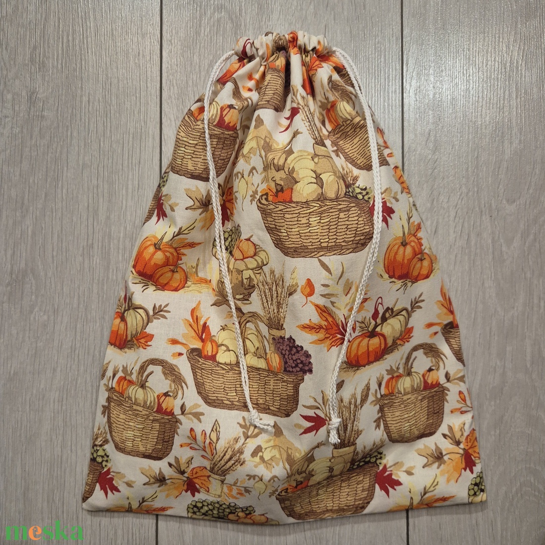 Őszi, sütőtök, gyümölcsmintás kenyereszsák - táska & tok - bevásárlás & shopper táska - kenyeres zsák - Meska.hu Őszi, sütőtök, gyümölcsmintás kenyereszsák - táska & tok - bevásárlás & shopper táska - kenyeres zsák - Meska.hu
