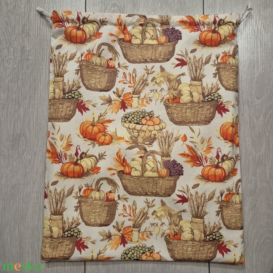 Őszi, sütőtök, gyümölcsmintás kenyereszsák - táska & tok - bevásárlás & shopper táska - kenyeres zsák - Meska.hu Őszi, sütőtök, gyümölcsmintás kenyereszsák - táska & tok - bevásárlás & shopper táska - kenyeres zsák - Meska.hu