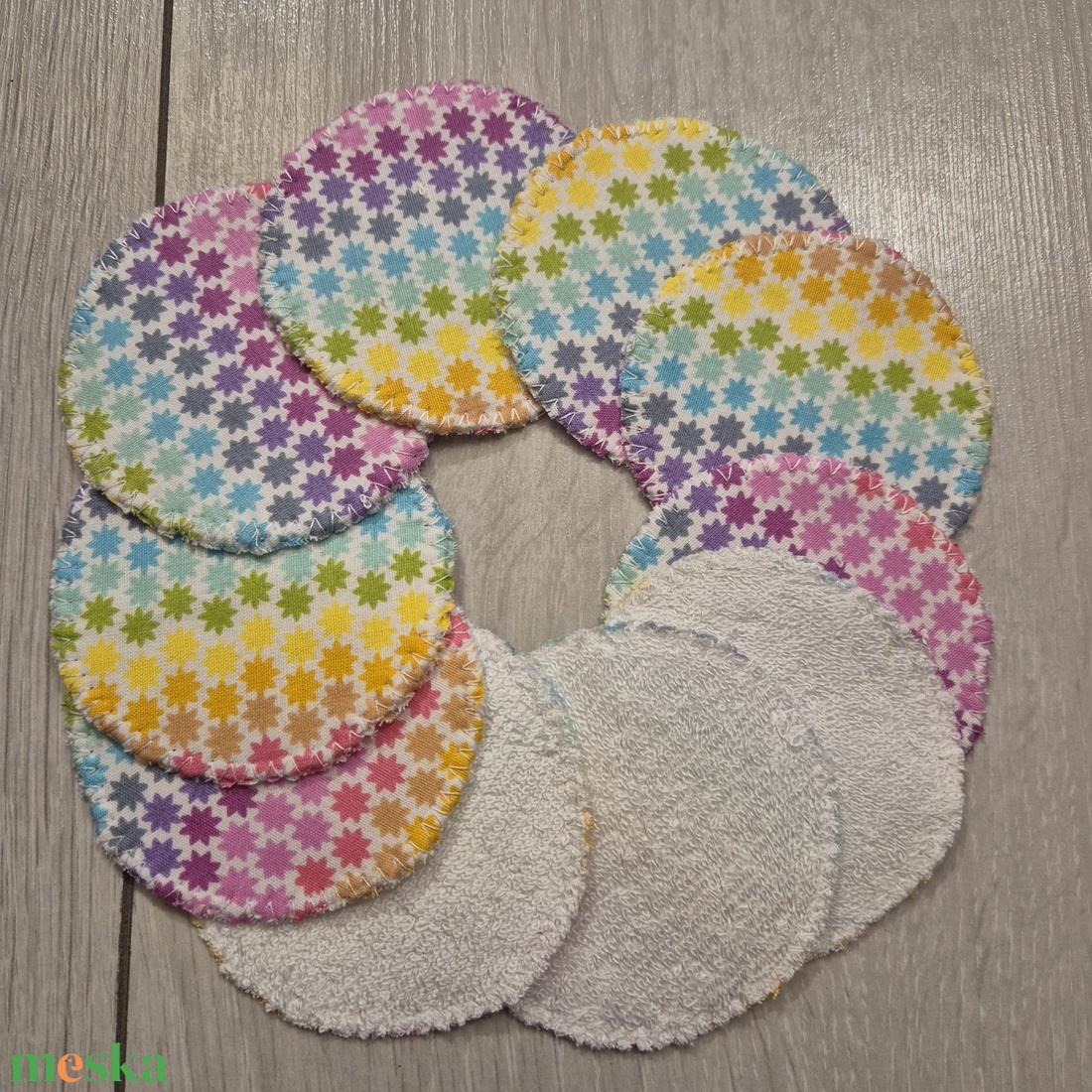 Arctisztító korong csillagmintával - szépségápolás - arcápolás - arctisztító korong - Meska.hu Arctisztító korong csillagmintával - szépségápolás - arcápolás - arctisztító korong - Meska.hu