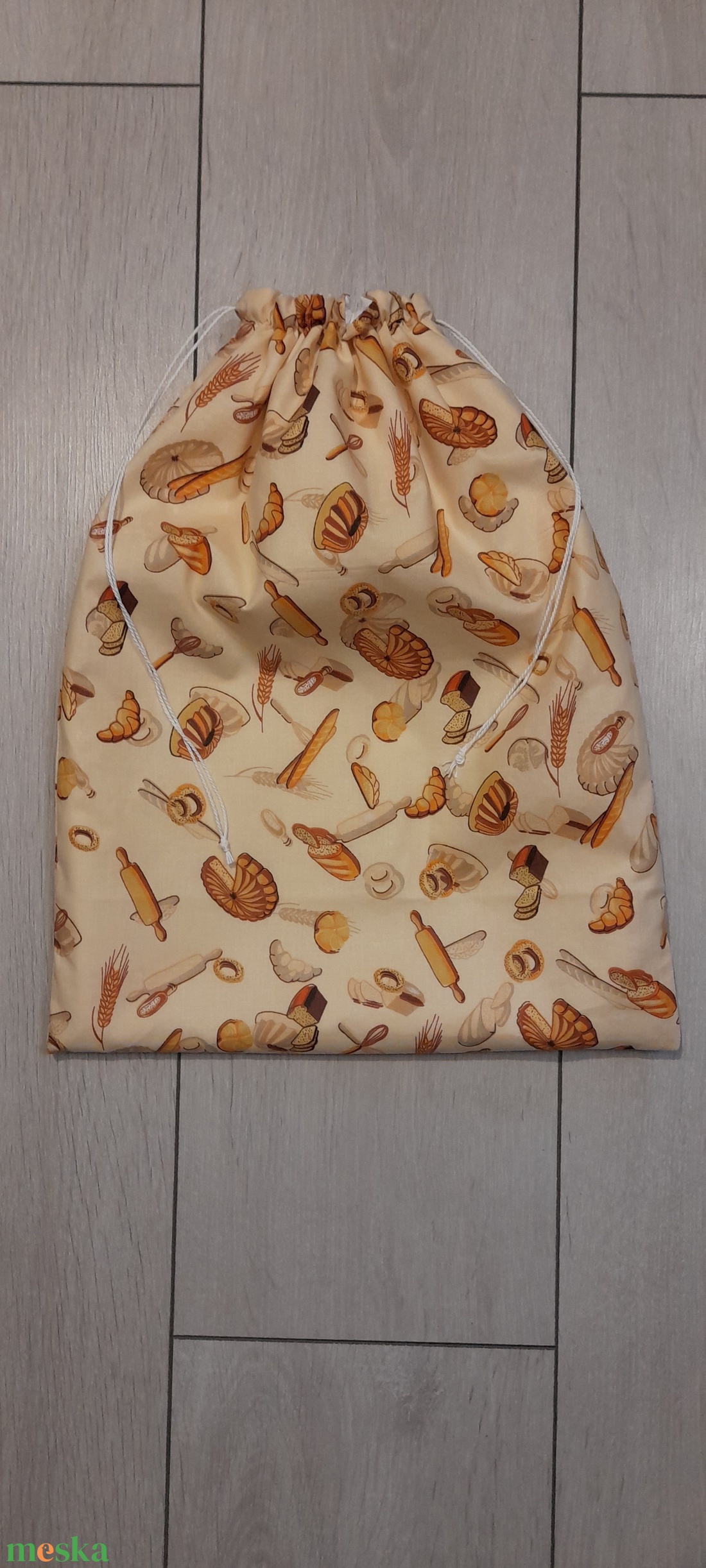 Pékáru mintás kenyeres zsák 29. - táska & tok - bevásárlás & shopper táska - kenyeres zsák - Meska.hu
