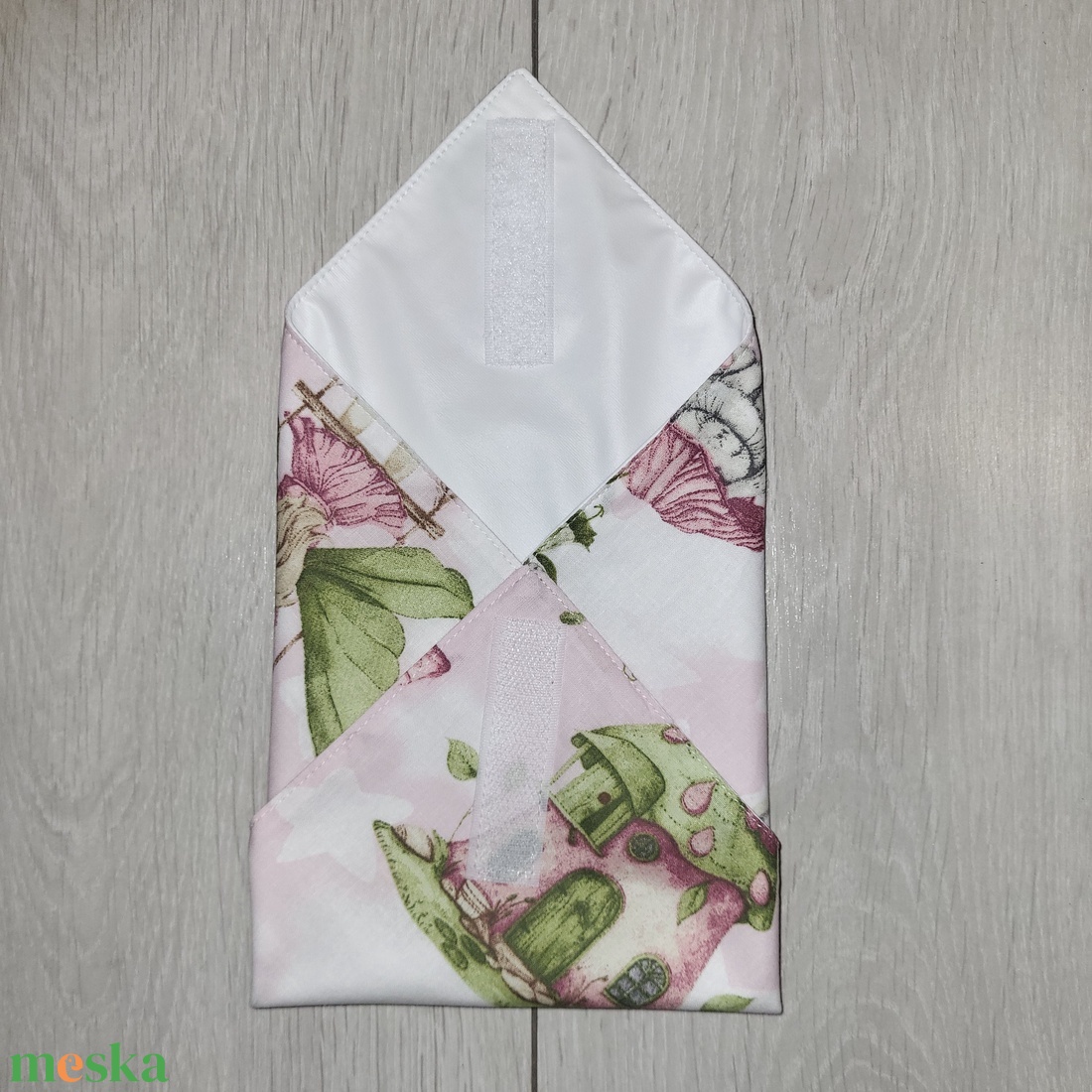 Szendvicscsomagoló tündéres, meseházikós - táska & tok - uzsonna- & ebéd tartó - szendvics csomagoló - Meska.hu